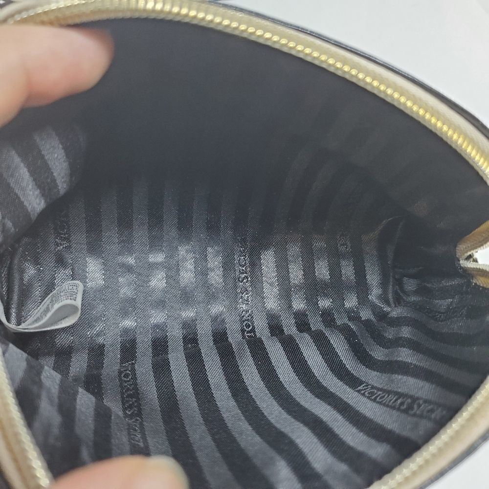 Victoria's Secret Gold Cosmetic Bag - Picture 5 of 5